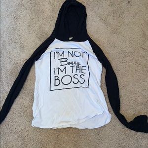 I’m not bossy ummm the boss long sleeve